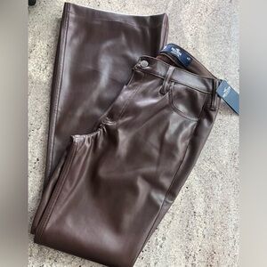 Women’s Brown High Rise Flare Pants